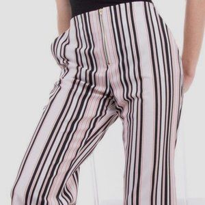 SPACE STYLE CONCEPT ITALY NWT pants Sz IT 42 or 28 US Striped MADE IN Portugal